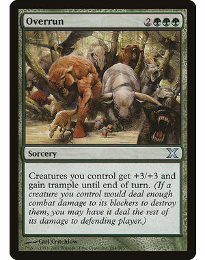 Magic: The Gathering Overrun (284) Heavily Played
