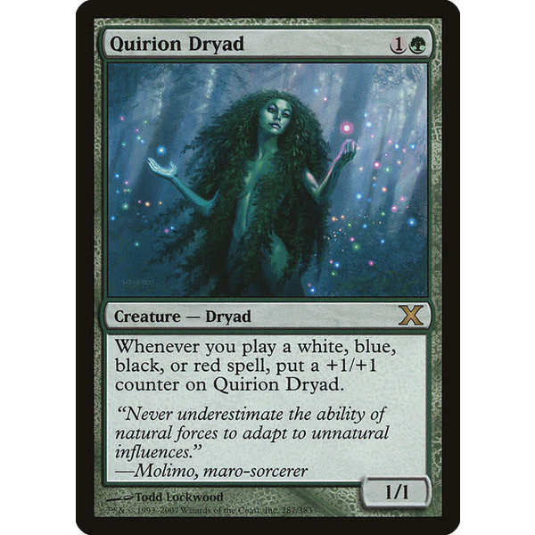 Magic: The Gathering Quirion Dryad (287) Moderately Played