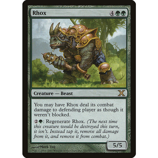 Magic: The Gathering Rhox (291) Lightly Played