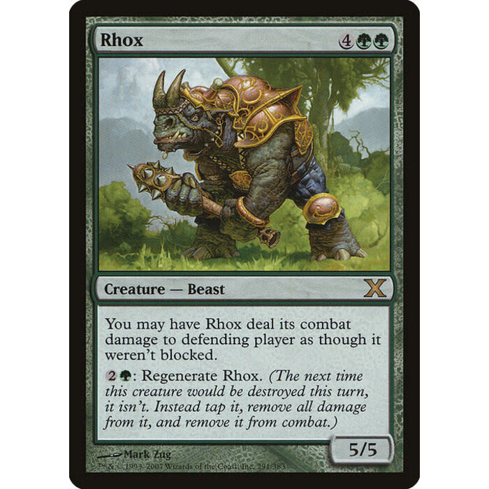 Magic: The Gathering Rhox (291) Lightly Played