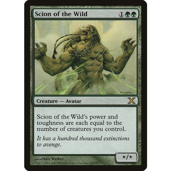 Magic: The Gathering Scion of the Wild (295) Lightly Played