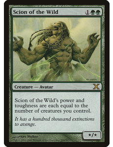Magic: The Gathering Scion of the Wild (295) Heavily Played