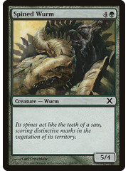 Magic: The Gathering Spined Wurm (298) Lightly Played