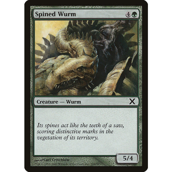 Magic: The Gathering Spined Wurm (298) Lightly Played