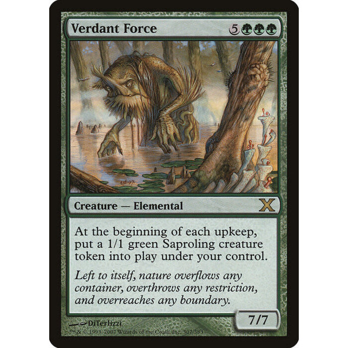 Magic: The Gathering Verdant Force (307) Damaged