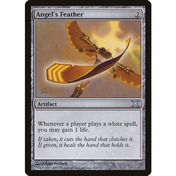 Magic: The Gathering Angel's Feather (311) Moderately Played