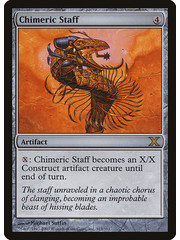 Magic: The Gathering Chimeric Staff (313) Lightly Played