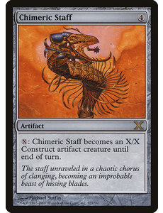 Magic: The Gathering Chimeric Staff (313) Lightly Played