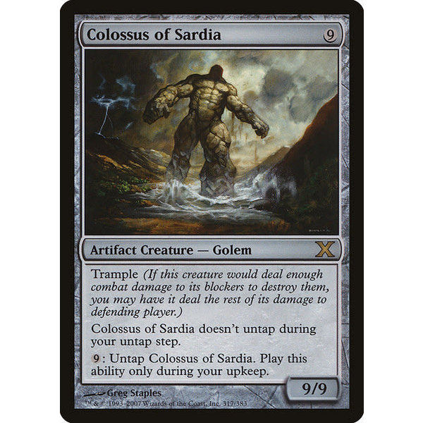 Magic: The Gathering Colossus of Sardia (317) Lightly Played