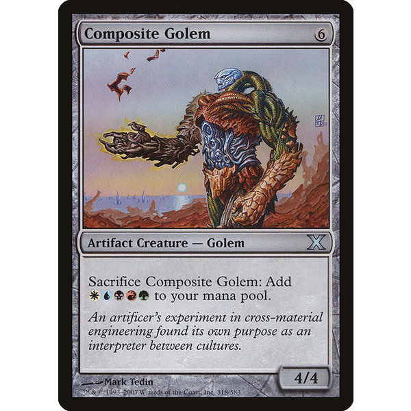 Magic: The Gathering Composite Golem (318) Lightly Played