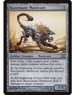 Magic: The Gathering Razormane Masticore (340) Heavily Played