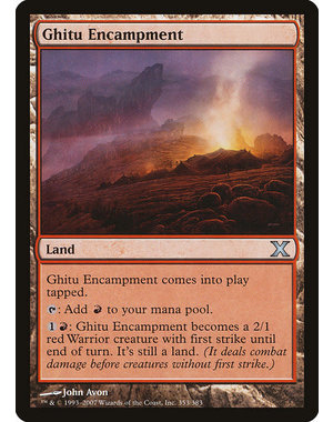 Magic: The Gathering Ghitu Encampment (353) Lightly Played