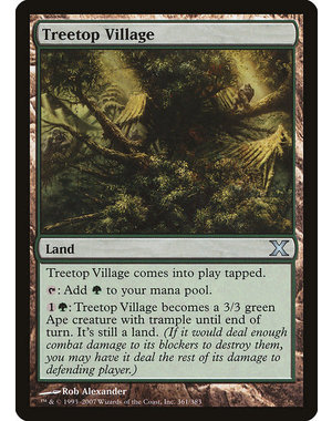 Magic: The Gathering Treetop Village (361) Lightly Played