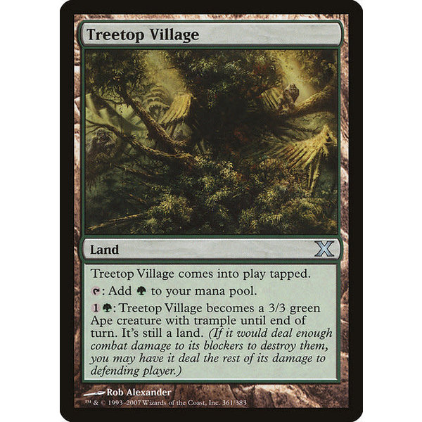 Magic: The Gathering Treetop Village (361) Lightly Played