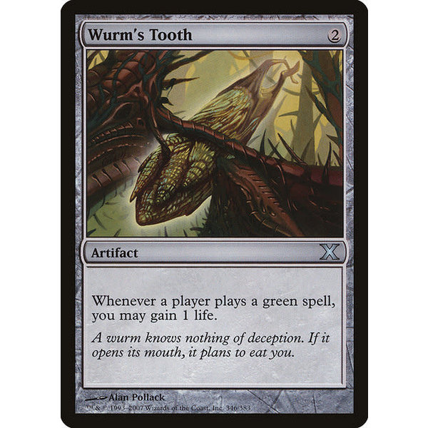 Magic: The Gathering Wurm's Tooth (346) Lightly Played Foil