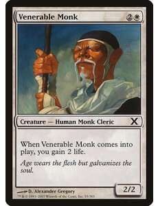 Magic: The Gathering Venerable Monk (055) LP Foil
