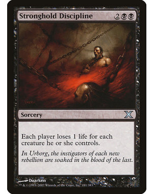 Magic: The Gathering Stronghold Discipline (181) Moderately Played Foil