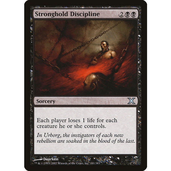 Magic: The Gathering Stronghold Discipline (181) MP Foil