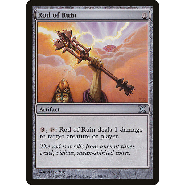 Magic: The Gathering Rod of Ruin (341) LP Foil