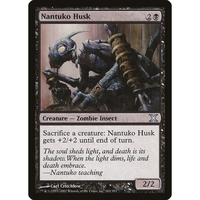 Magic: The Gathering Nantuko Husk (162) Lightly Played Foil