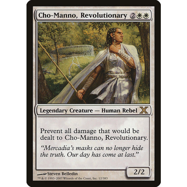 Magic: The Gathering Cho-Manno, Revolutionary (012) Heavily Played