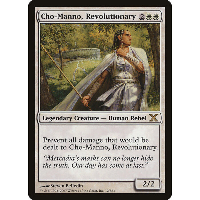 Magic: The Gathering Cho-Manno, Revolutionary (012) Heavily Played
