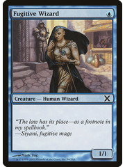 Magic: The Gathering Fugitive Wizard (086) Lightly Played Foil