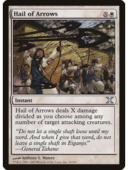 Magic: The Gathering Hail of Arrows (018) Lightly Played Foil