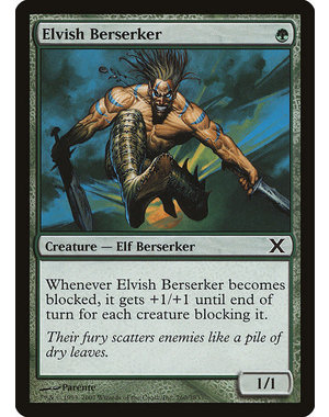 Magic: The Gathering Elvish Berserker (260) Moderately Played Foil