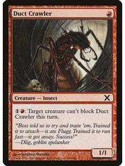 Magic: The Gathering Duct Crawler (198) Lightly Played Foil