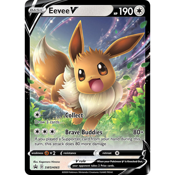 Pokemon Eevee V (SWSH065) Lightly Played