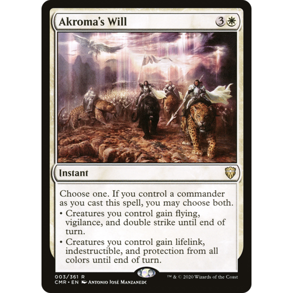 Magic: The Gathering Akroma's Will (003) LP