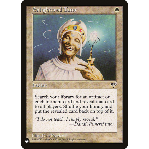 Magic: The Gathering Enlightened Tutor (016) Lightly Played