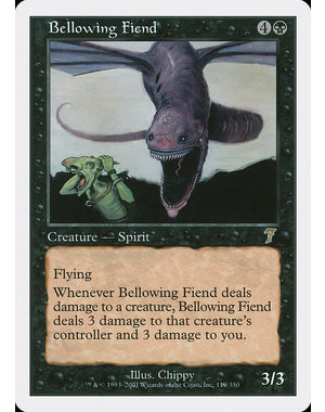 Magic: The Gathering Bellowing Fiend (119) Moderately Played