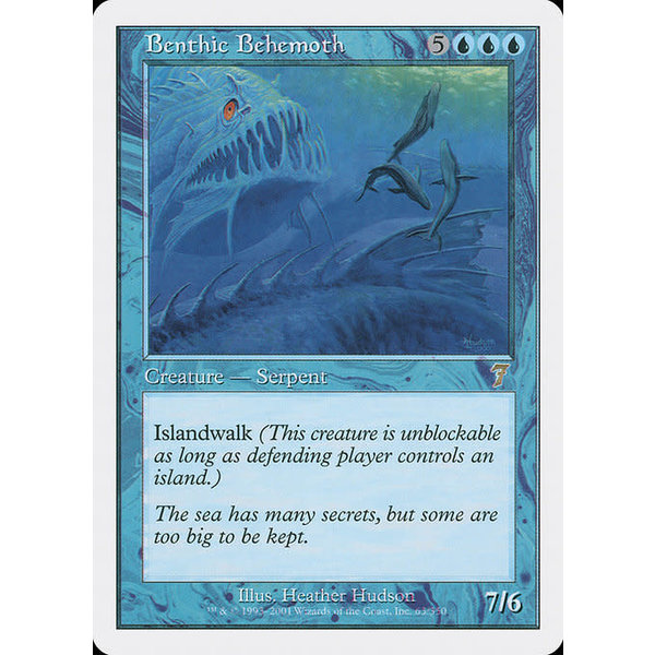 Magic: The Gathering Benthic Behemoth (063) Lightly Played
