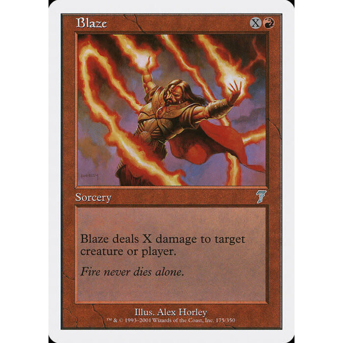 Magic: The Gathering Blaze (175) Lightly Played
