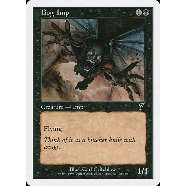 Magic: The Gathering Bog Imp (122) Lightly Played