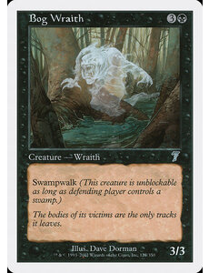 Magic: The Gathering Bog Wraith (123) Lightly Played
