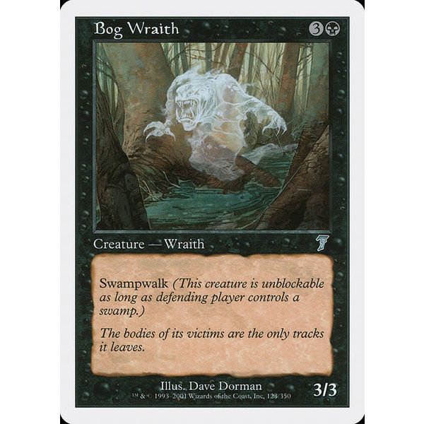 Magic: The Gathering Bog Wraith (123) Lightly Played