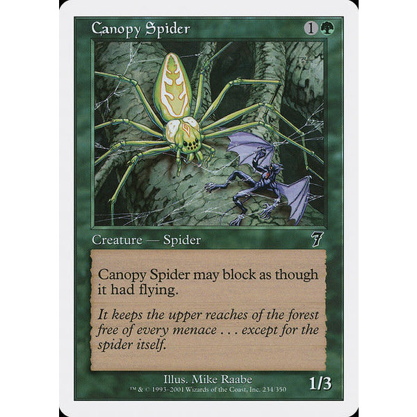 Magic: The Gathering Canopy Spider (234) Lightly Played