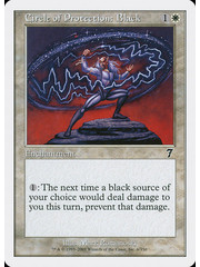 Magic: The Gathering Circle of Protection: Black (006) Lightly Played
