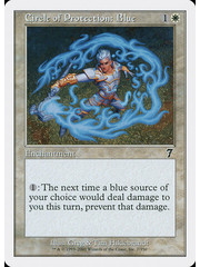 Magic: The Gathering Circle of Protection: Blue (007) Lightly Played