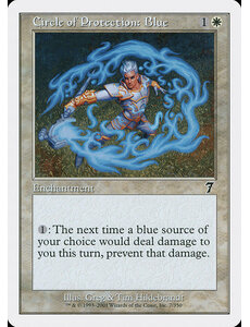Magic: The Gathering Circle of Protection: Blue (007) Lightly Played