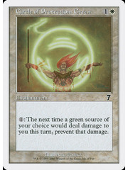 Magic: The Gathering Circle of Protection: Green (008) Lightly Played