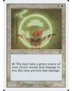 Magic: The Gathering Circle of Protection: Green (008) Lightly Played