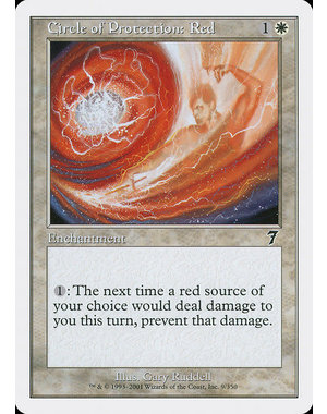 Magic: The Gathering Circle of Protection: Red (009) Lightly Played