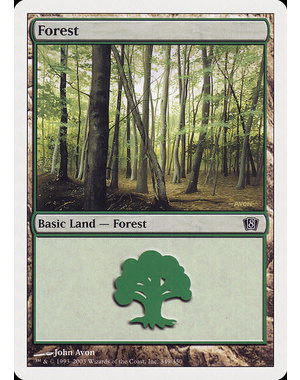 Magic: The Gathering Forest (349) Lightly Played