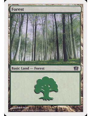 Magic: The Gathering Forest (350) Lightly Played