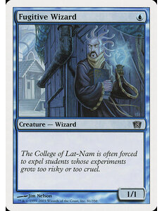 Magic: The Gathering Fugitive Wizard (081) Lightly Played