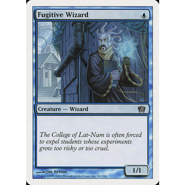 Magic: The Gathering Fugitive Wizard (081) Lightly Played